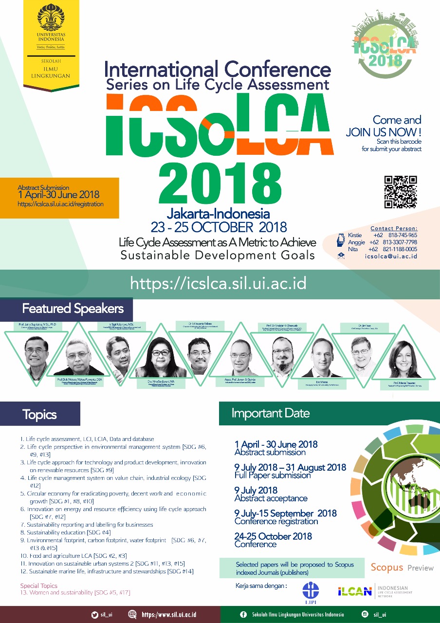 International Conference Series on Life Cycle Assessment UIupdate